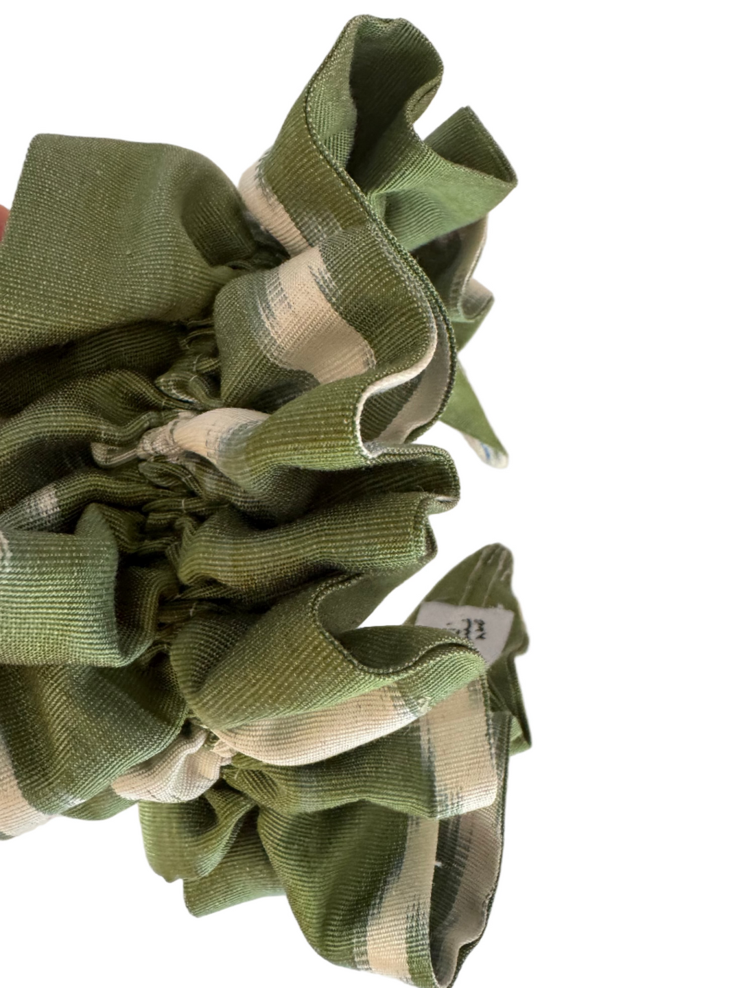 Sage and White Ikat
