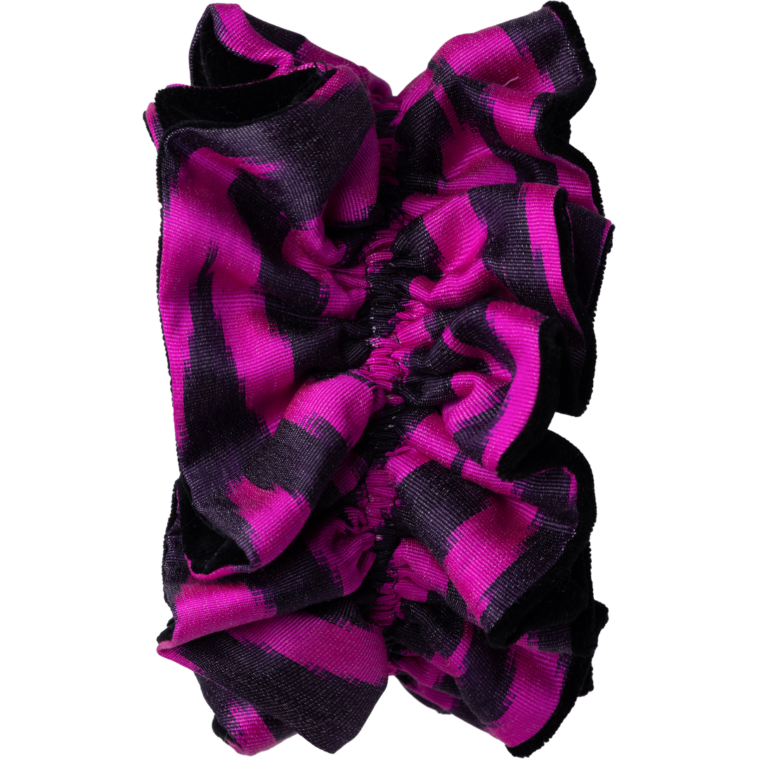 Electric Magenta and Black with Black Velvet