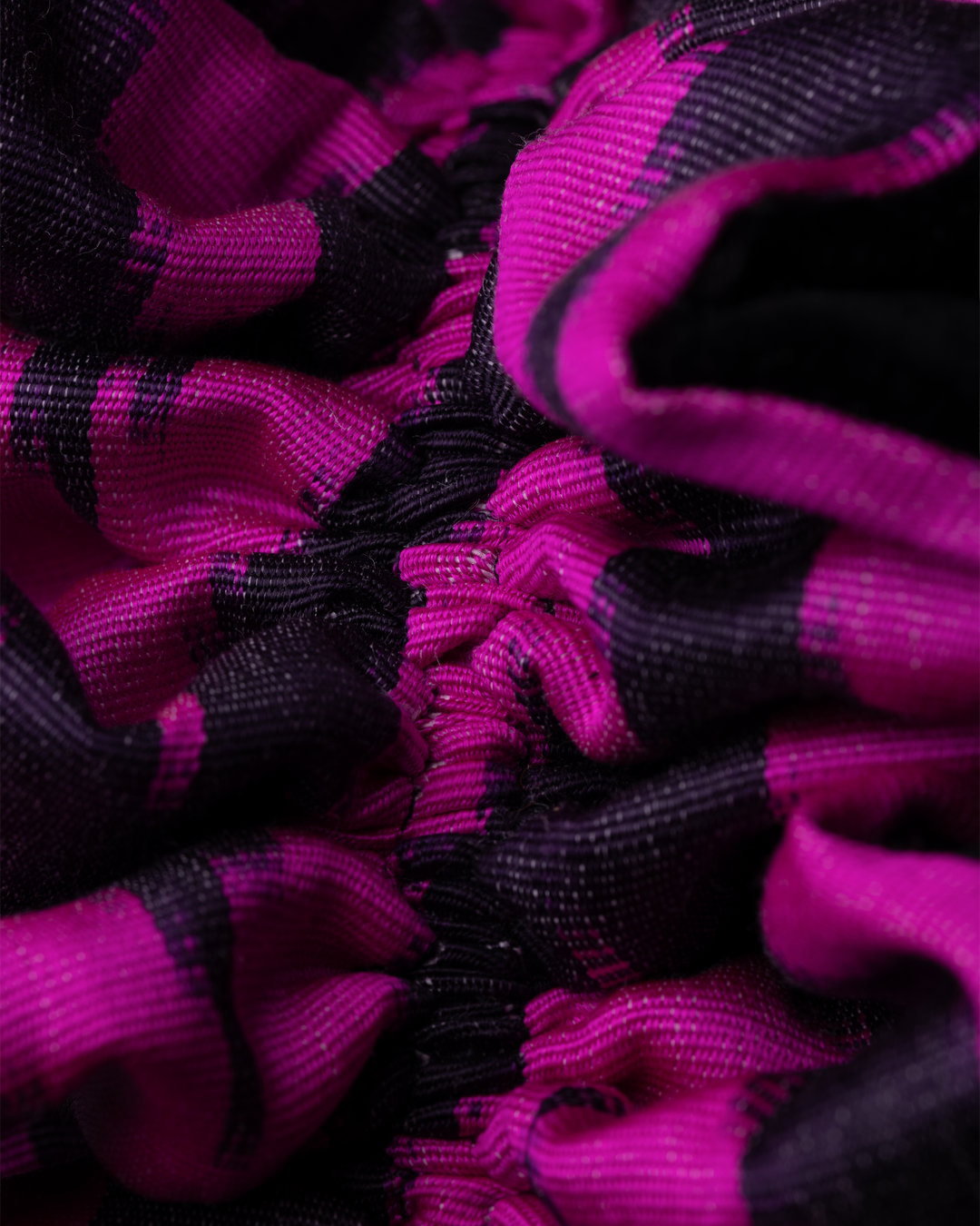 Electric Magenta and Black with Black Velvet