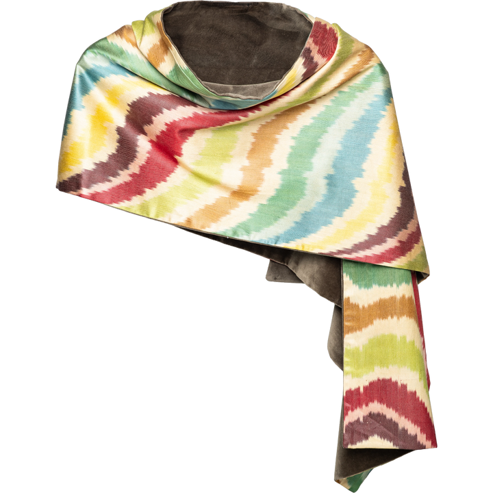 The Bukhara Stole backed in Velvet